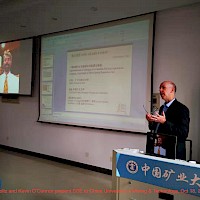 Karl Boltz and Kevin O'Connor present SSE to China University of Mining & Technology, Oct 18, 2019